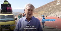 UN High Commissioner for Refugees, Filippo Grandi at Lebanon-Syria border